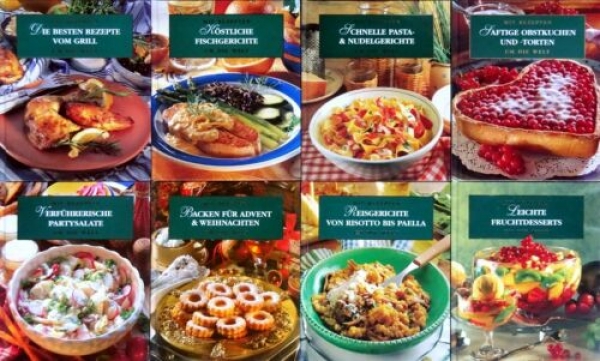Bücherset: 8 Bücher - Mit Rezepten um die Welt